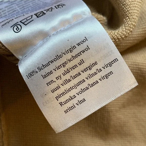 Basler 100% Virgin Wool Long Open Cardigan Sweater Size 42 EUR/ 10 US - Picture 13 of 14